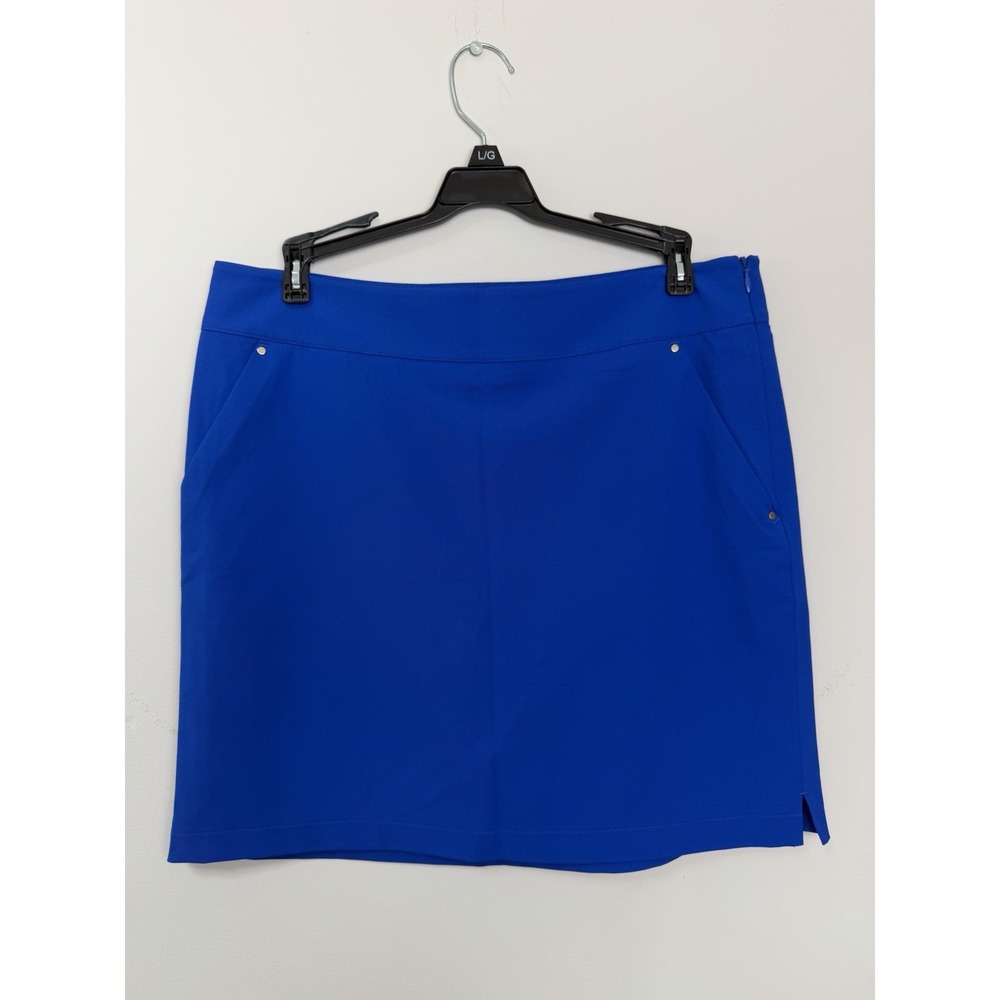 Greg Norman Blue Golf Pickle Ball Tennis Skort‎ Skirt  Women's Size 4 Pockets